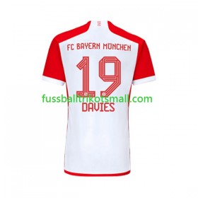 Fußballtrikots Bayern München Alphonso Davies 19 2023-2024 Kurzarm Heimtrikotsatz kaufen
